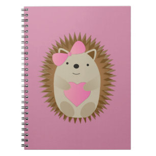 Carnet Cute Girl Hedgehog