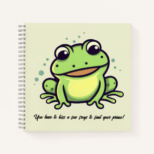 Carnet Cute grenouille