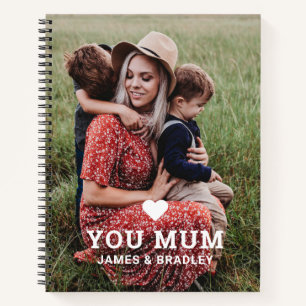 Carnet Cute Heart Love You Maman's Day Photo