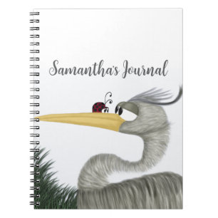 Carnet Cute Heron et Ladybug