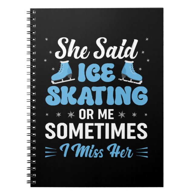 Carnet Cute Ice Rink Synchronized appelle (Devant)