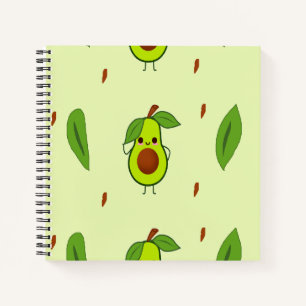 Carnet Cute kawaii avocado