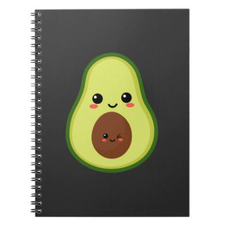 Carnet Cute kawaii avocado