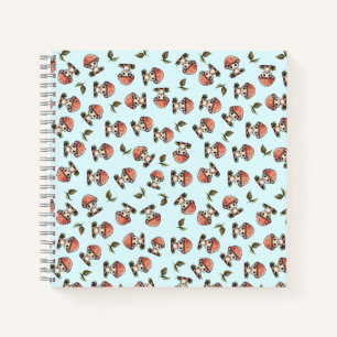Carnet Cute Kawaii Baby Motif de champignons
