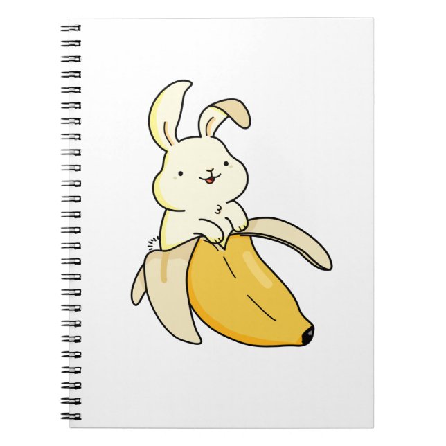 Carnet Cute Kawaii Banana Bunny (Devant)