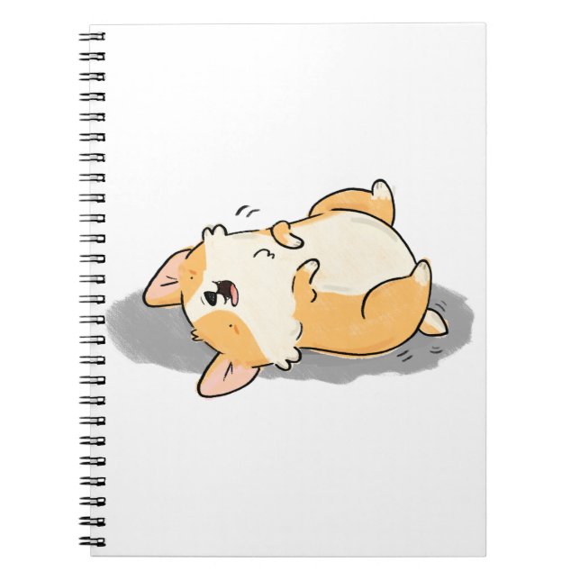 Carnet Cute Kawaii Corgi Chien (Devant)