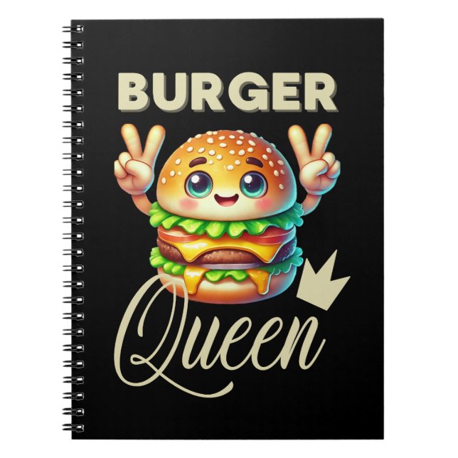 Carnet Cute Kawaii Hamburger (Devant)