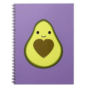 Carnet Cute Kawaii Happy Love Avocado