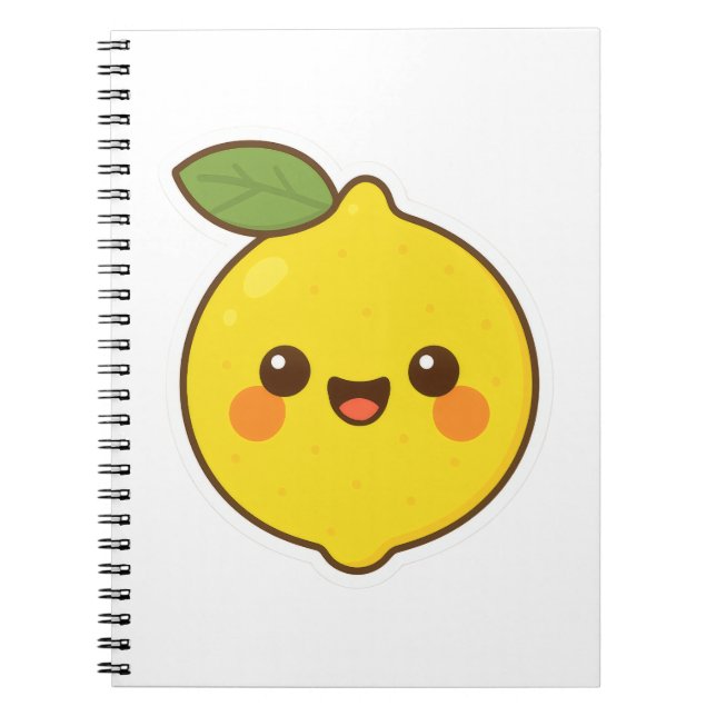 Carnet Cute Kawaii Lemon (Devant)