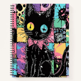 Carnet Cute Kawaii Pastel Goth Chat Déplaisant