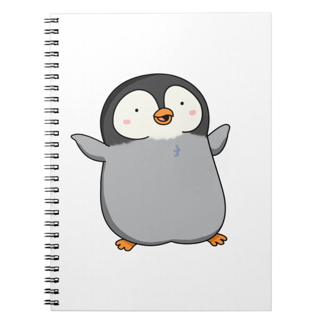 Carnet Cute Kawaii Penguin (Devant)