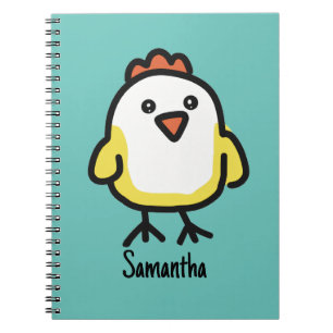 Carnet Cute Kawaii poulet au poulet