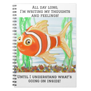 Carnet Cute Little Fishie Swimming