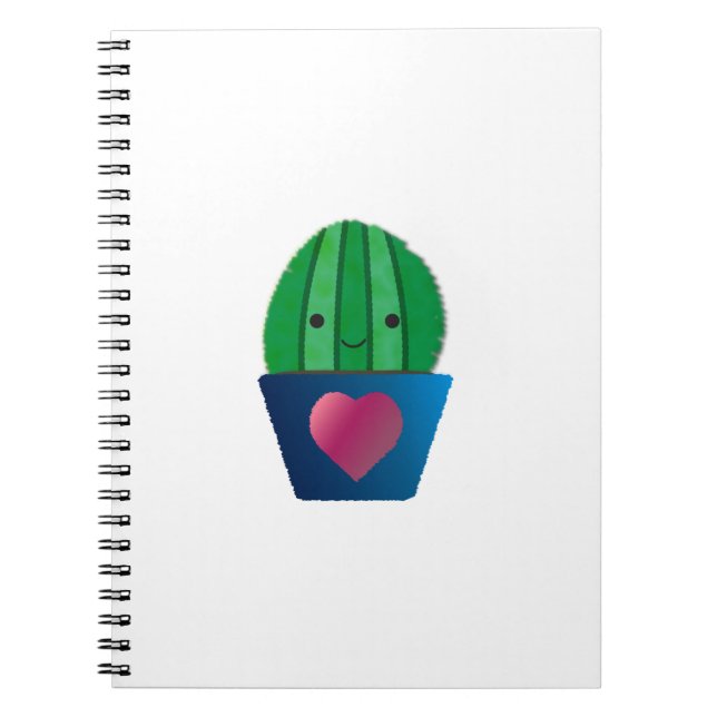Carnet Cute Love Cactus (Devant)
