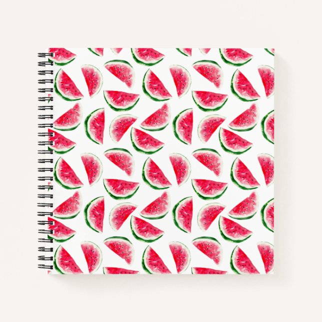 Carnet Cute Motif ananas et pastèque (Devant)