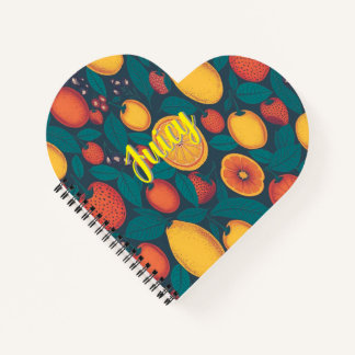 Carnet Cute Motif de fruits colorés - Fun Summer Design