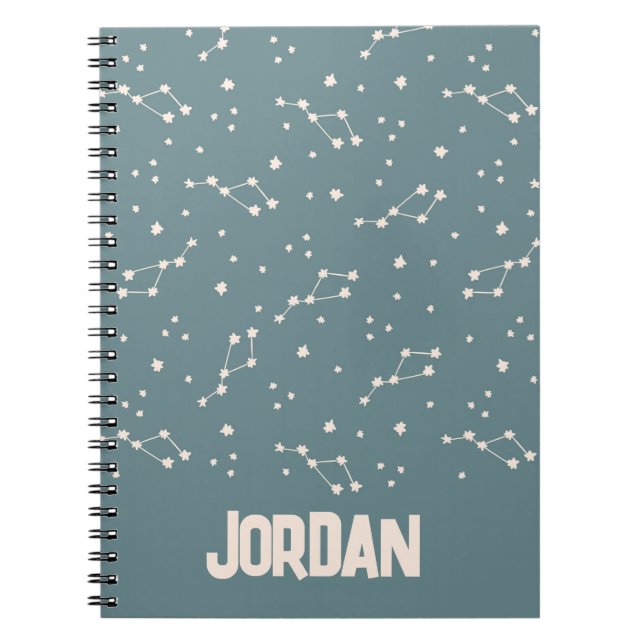 Carnet Cute Motif Sky Constellation (Devant)