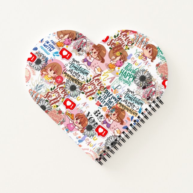 Carnet Cute Motivational – Positive Quote Kawaii  (Dos)