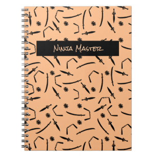 Carnet Cute Ninja Warrior - Enfants Nom Personnalisé