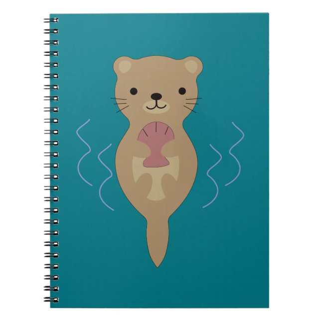 Carnet Cute Otter (Devant)