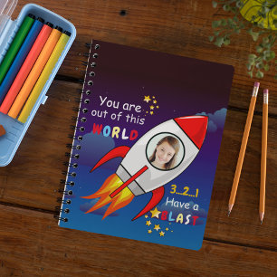 Carnet Cute Outer Space Rocket Ship Blast Off Birthday
