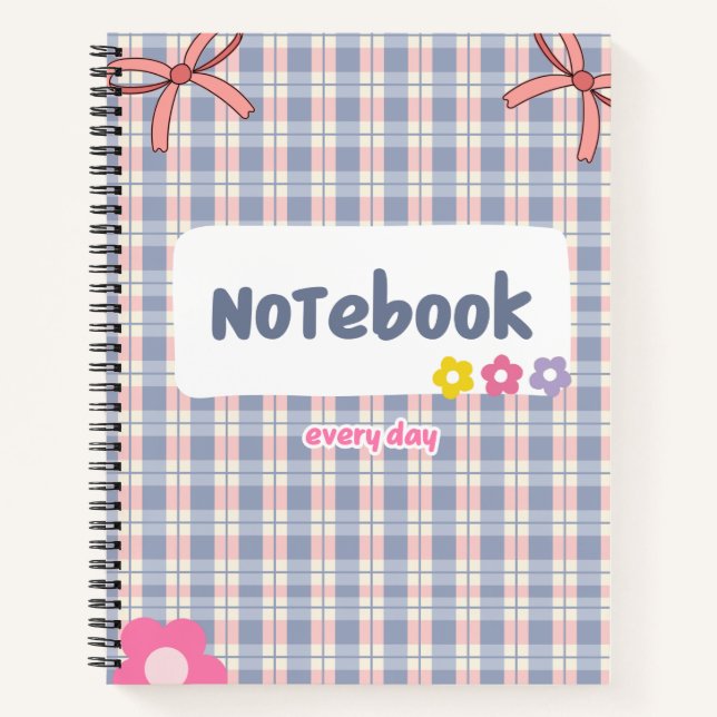 Carnet Cute Pastel Diary Notebook | Soft Aesthetic Journa (Devant)