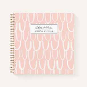 Carnet Cute Pastel Rose Personnalisé