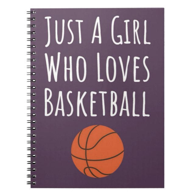 Carnet Cute Pink Basketball Gifts For Baby Girls Kids  (Devant)
