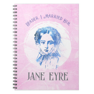 Carnet Cute Pink Jane Eyre Portrait Reader Je L'Ai Marié