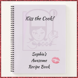 Carnet Cute Purple Kiss The Cook Recipe