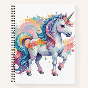 Carnet Cute Rainbow Unicorn