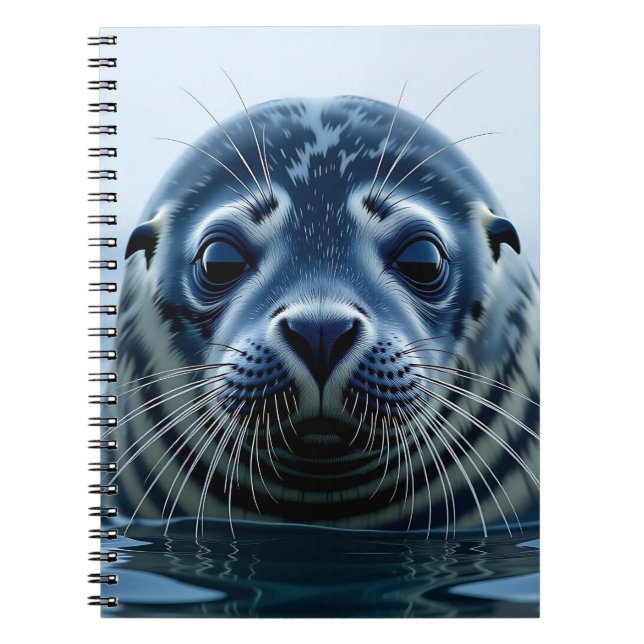 Carnet Cute Seal Close up (Devant)