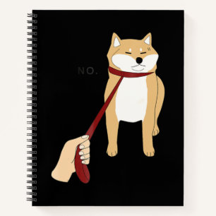 Carnet Cute Shiba Inu Nope - Doge Meme