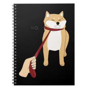 Carnet Cute Shiba Inu Nope - Doge Meme