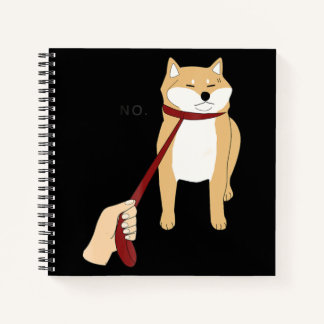Carnet Cute Shiba Inu Nope - Doge Meme