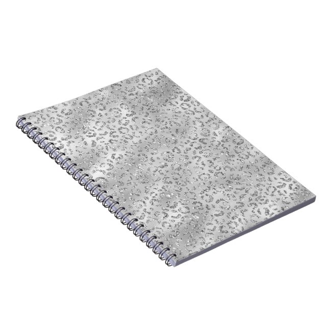 Carnet Cute Silver Cheetah (Côté Droit)