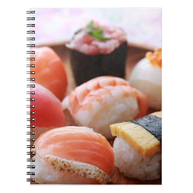 Carnet Cute Sushi Harmony – Soft Notebook by SUSHIMI (Devant)