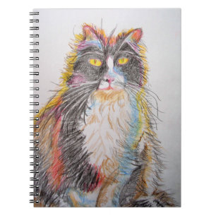 Carnet Cute Tuxedo Chat Dessin d'art Chats
