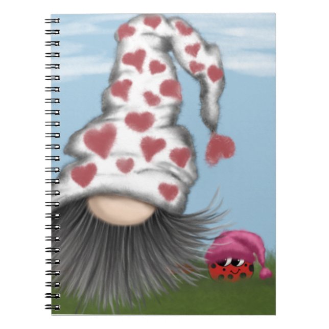 Carnet Cute Valentine Gnome (Devant)