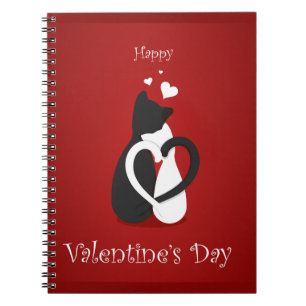 Carnet Cute Valentine's Day Chats Amour