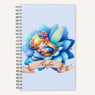 Carnet Cute Whimsical Floral Doux Rêves Dormir Fée