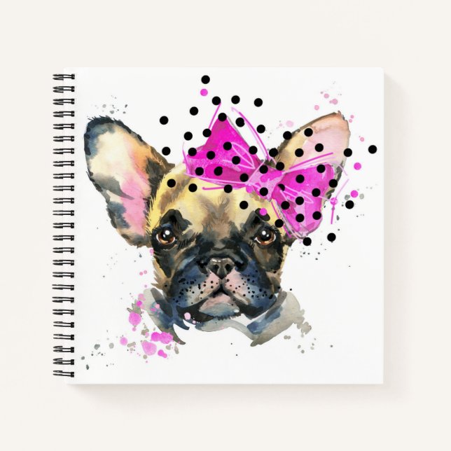 Carnet Cutie French Bull Dog (Devant)