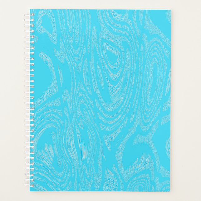 Carnet cyan de spirale glaciaire (Devant)