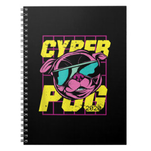 Carnet Cyber Carlin 2021 Drôle conception de Carlin chien