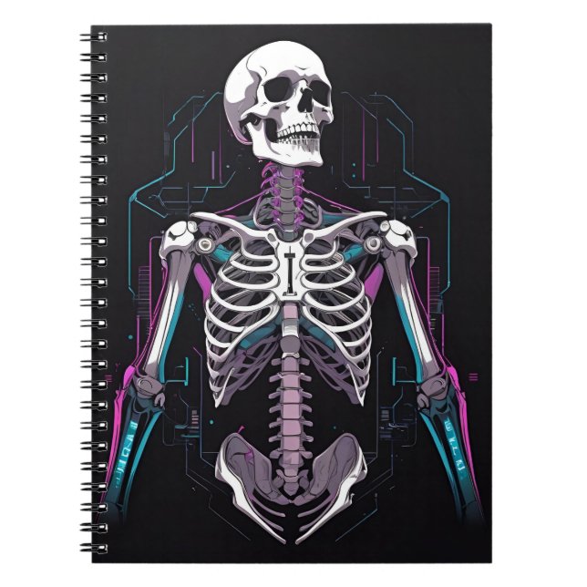 Carnet Cyber squelette (Devant)