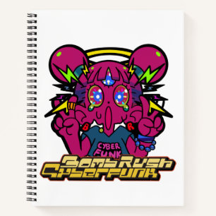 Carnet Cyberfunk de poussée de bombe