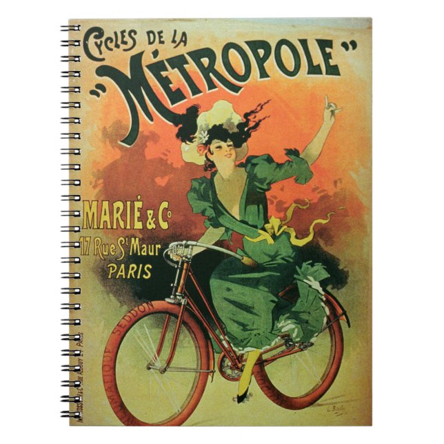 Carnet "Cycles de La Metropole", Marie et Cie. (lithium (Devant)
