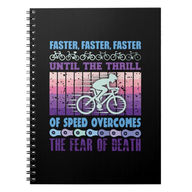 Carnet Cyclisme plus rapide (Devant)