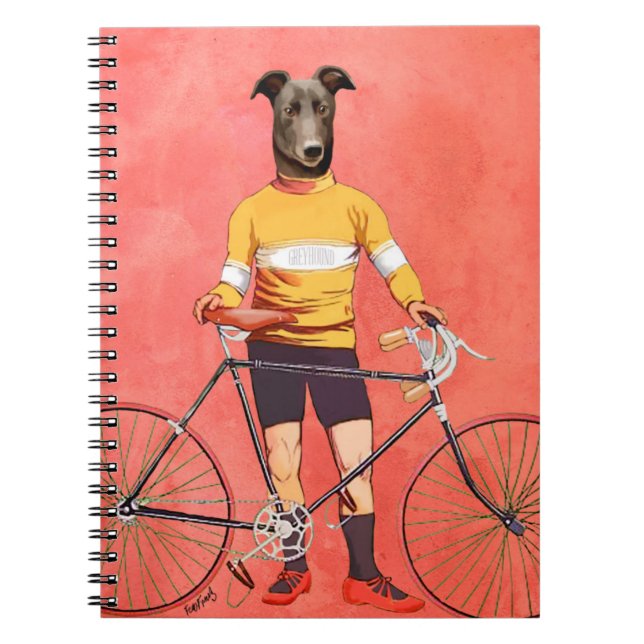 Carnet Cycliste Greyhound 2 (Devant)