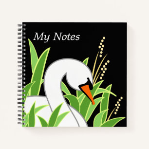 Carnet Cygne blanc muet